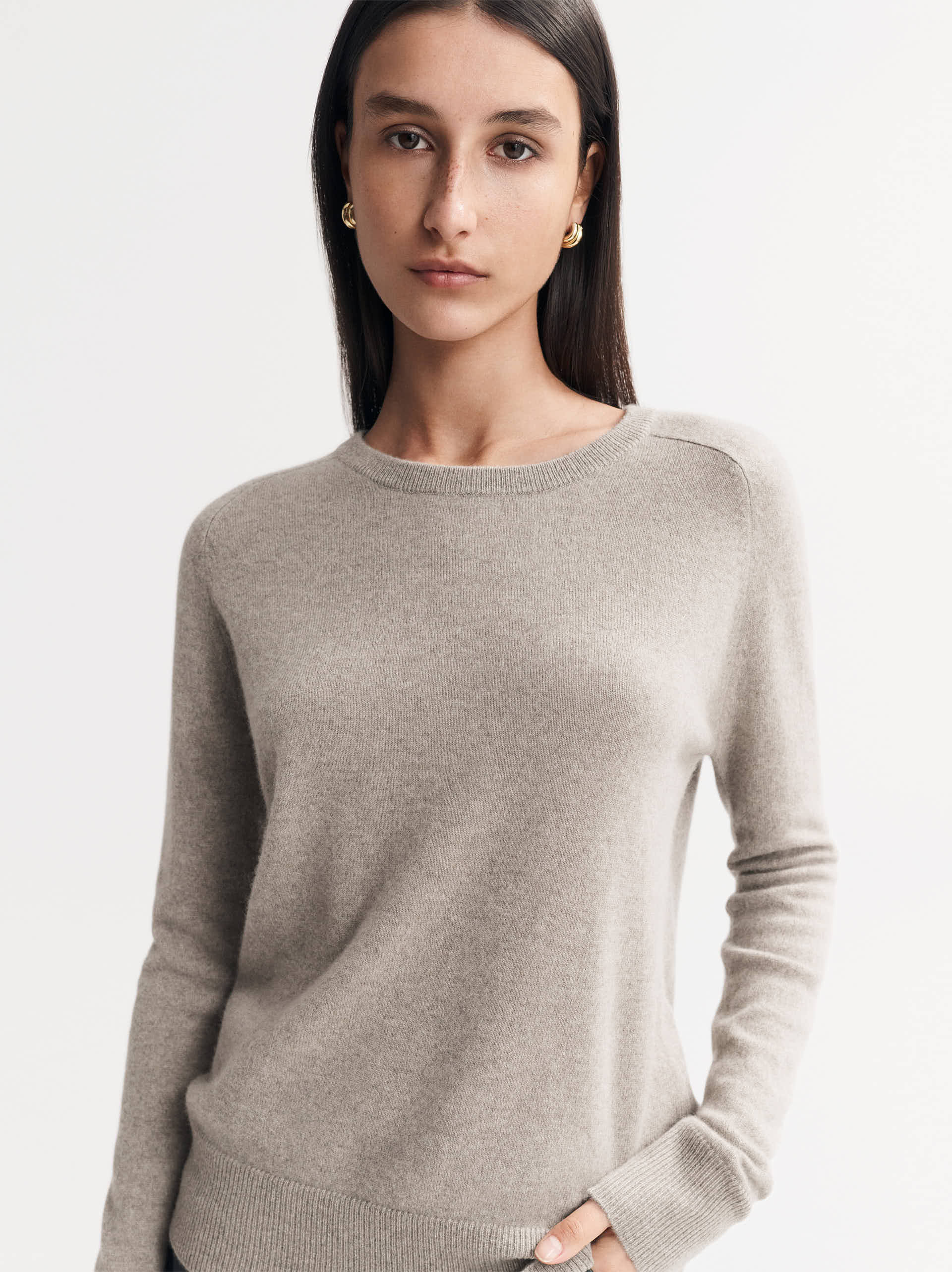 CVTVLIST CTLS CREWNECK KNIT“GREIGE”サイズ1